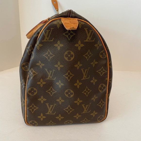 Louis Vuitton Monogram Speedy 40 Vintage Hand Bag Brown - Picture 3 of 14
